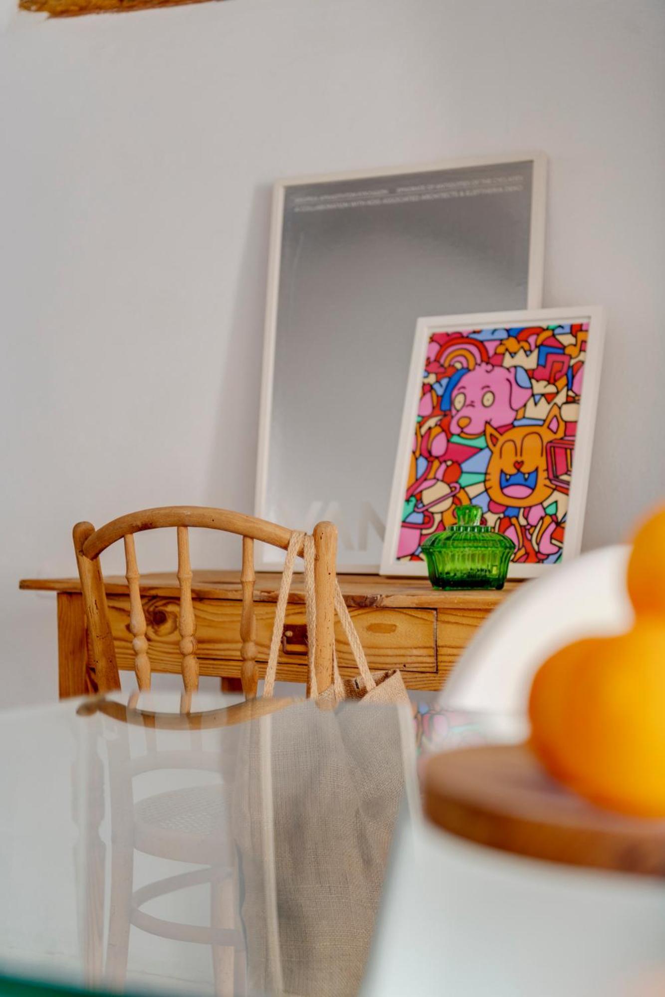 Syros Art House Villa Ano Syros Buitenkant foto
