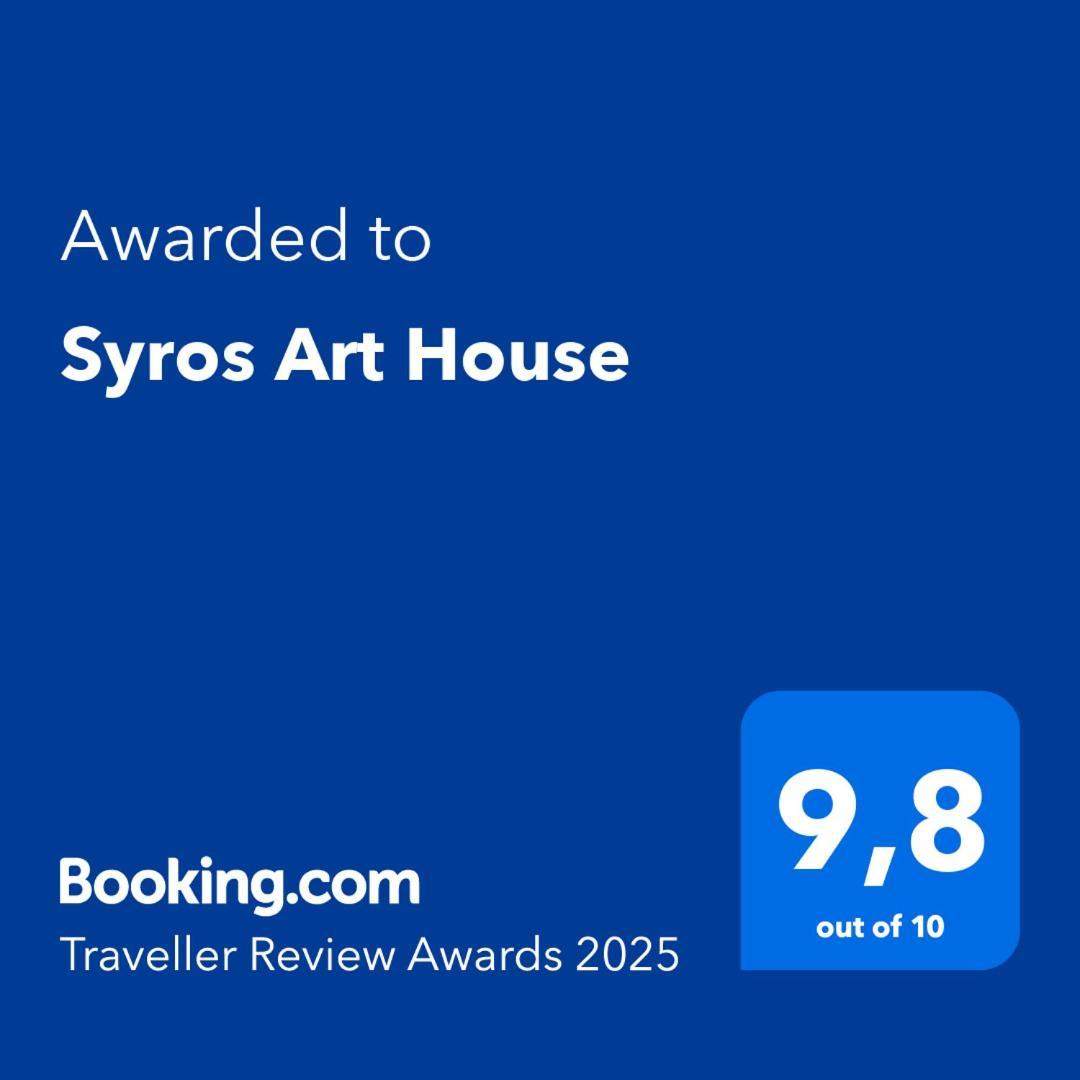 Syros Art House Villa Ano Syros Buitenkant foto